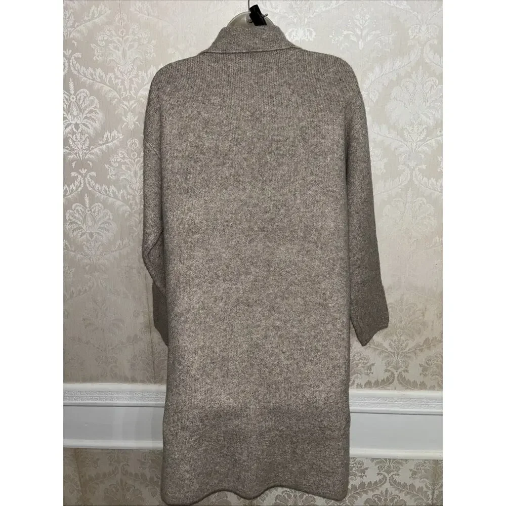 NWT Petal & Pup Wool Blend Skylar Open Front Coatigan Knit Jacket Size S/M - Picture 6 of 9